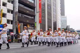 Đoàn nhạc lễ CAND Việt Nam gây ấn tượng mạnh 