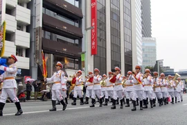 Đoàn nhạc lễ CAND Việt Nam gây ấn tượng mạnh 