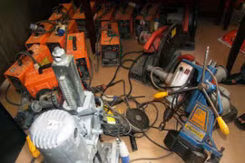 Cướp manh động khống chế bảo vệ cướp hàng loạt máy móc đắt tiền