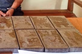 Bắt Chủ tịch Hội Nông dân xã vận chuyển 8 bánh heroin