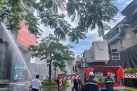 Diễn tập chữa cháy và cứu nạn, cứu hộ tại Tổ hợp thương mại Sun Grand City Acora Residence