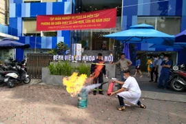 Ngừa nguy cơ hỏa hoạn tại bệnh viện 