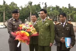 Cảnh sát Hoàng gia Thái Lan thăm và làm việc với một số đơn vị CATP Hà Nội