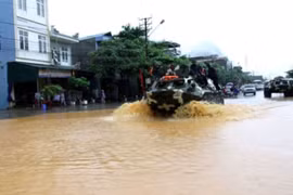 Mưa lũ lớn chuyển hướng tấn công phía Nam