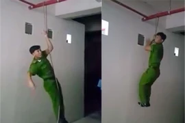 Kỹ năng thoát hiểm an toàn chỉ với một sợi dây thừng