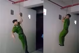 Kỹ năng thoát hiểm an toàn chỉ với một sợi dây thừng