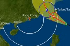  "Siêu bão" sắp đổ bộ Đài Loan - Trung Quốc