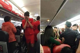 Trị "siêu quậy" trên máy bay