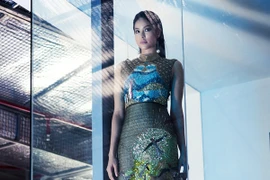 Hoa hậu Phạm Hương tung hình ảnh thời trang đầy sắc sảo 