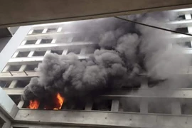 Hỏa hoạn tại công trình xây dựng Bệnh viện Nhiệt đới cơ sở 2 