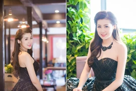 Á hậu Dương Tú Anh vai trần gợi cảm dự sự kiện