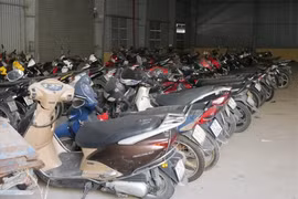 Công an huyện Quốc Oai tìm chủ sở hữu 684 phương tiện các loại