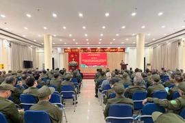 Bồi dưỡng nghiệp vụ cho lực lượng tham gia bảo vệ an ninh trật tự ở cơ sở tại 14 xã, phường