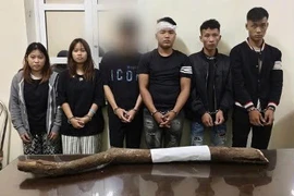 Hai cô gái trẻ tham gia nhóm đối tượng gây rối trật tự công cộng 