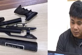 Lên mạng xã hội mua linh kiện về lắp ráp thành súng hơi để bắn chim