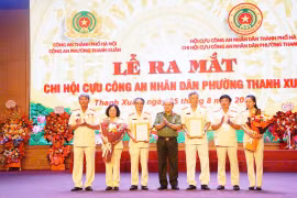 Ra mắt Chi hội cựu Công an nhân dân phường Thanh Xuân