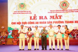 Ra mắt Chi hội cựu Công an nhân dân phường Thanh Xuân