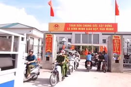 Công an xã Bình Minh ra quân cao điểm tấn công trấn áp tội phạm