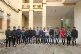 Công an Hà Nội tạm giữ 10 đối tượng mang hung khí đi gây rối