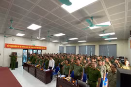 Tập huấn nghiệp vụ cho lực lượng bảo vệ an ninh trật tự ở cơ sở 