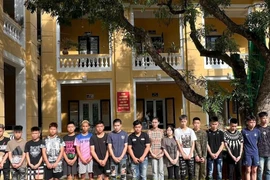 Khởi tố 31 thanh thiếu niên mang hung khí đi đánh nhau