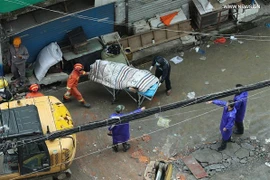 Sập nhà ở Trung Quốc, 8 người thiệt mạng