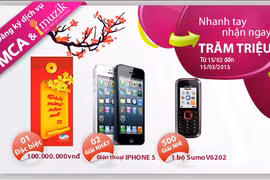 Đầu năm, Viettel khuyến mại khủng