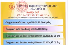 Mua bán pháo hoa ngoài hệ thống cửa hàng theo quy định là vi phạm pháp luật