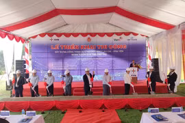 Khởi công đoạn tuyến thứ hai đường dây 500kV Lào Cai- Vĩnh Yên, qua tỉnh Phú Thọ