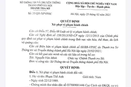 Phạt 12,5 triệu đồng một cá nhân vi phạm quảng cáo thực phẩm chức năng 