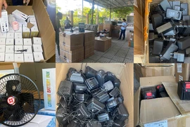 Hà Nội: Phát hiện, tạm giữ lô hàng nhập lậu lớn trên tuyến vận tải 