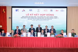 Ký kết gói thầu thi công xây lắp nhà máy thủy điện tích năng quy mô 1.200 MW