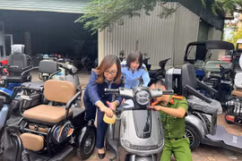 Hà Nội: Tạm giữ lô xe máy điện thuộc diện cấm lưu thông