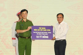 EVN ủng hộ 10 tỷ đồng cho Quỹ Phòng chống tội phạm Trung ương