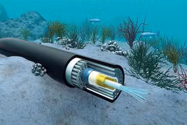 Một tuyến cáp quang biển đã được sửa xong