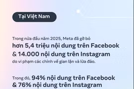 Meta gỡ bỏ hơn 5 triệu nội dung liên quan đến lừa đảo tại Việt Nam