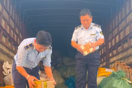 Dùng xe tải chở hàng nghi nhập lậu từ Hà Nội vào TP.HCM tiêu thụ