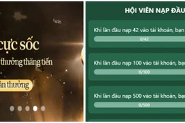 Rộ tin nhắn mời chào tham trò chơi cờ bạc trực tuyến