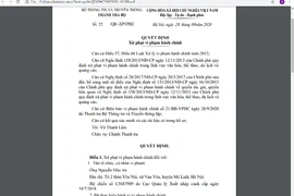 Hà Nội: Phạt 15 triệu đồng một cá nhân vi phạm quy định về quảng cáo