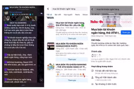 Mua bán tài khoản ngân hàng dễ dàng khiến lừa đảo trực tuyến gia tăng