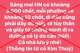 Hà Nội: Xử phạt 12,5 triệu đồng cá nhân thông tin sai sự thật về phòng dịch 