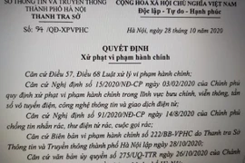 Hà Nội: Xử phạt dịch vụ bảo hiểm, bất động sản phát tán cuộc gọi rác