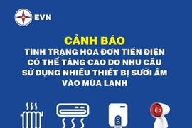 Thiết bị sưởi ấm “ngốn” rất nhiều điện, tiền điện có thể tăng cao