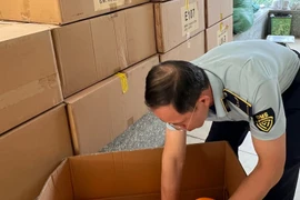 Tạm giữ trên 10.000 gói kẹo nghi nhập lậu tại điểm tập kết hàng hóa trong khu ga Ngọc Hồi