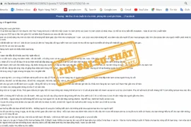 "Cách tự chữa Covid-19 tại nhà" là tin giả 