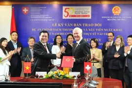 Thụy Sĩ hỗ trợ tiền giúp Việt Nam nâng cao năng lực xuất khẩu