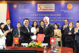 Thụy Sĩ hỗ trợ tiền giúp Việt Nam nâng cao năng lực xuất khẩu