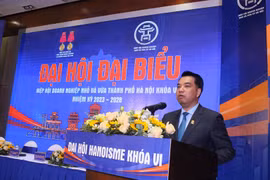 “Bầu” Hiển tái đắc cử Chủ tịch Hiệp hội Doanh nghiệp nhỏ và vừa thành phố Hà Nội 