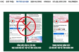 Lập Fanpage mạo danh Hội Chữ thập đỏ tỉnh Quảng Ninh lừa đảo kêu gọi ủng hộ