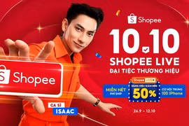 Sàn TMĐT mở "đại tiệc thương hiệu" tại sự kiện khuyến mãi 10/10